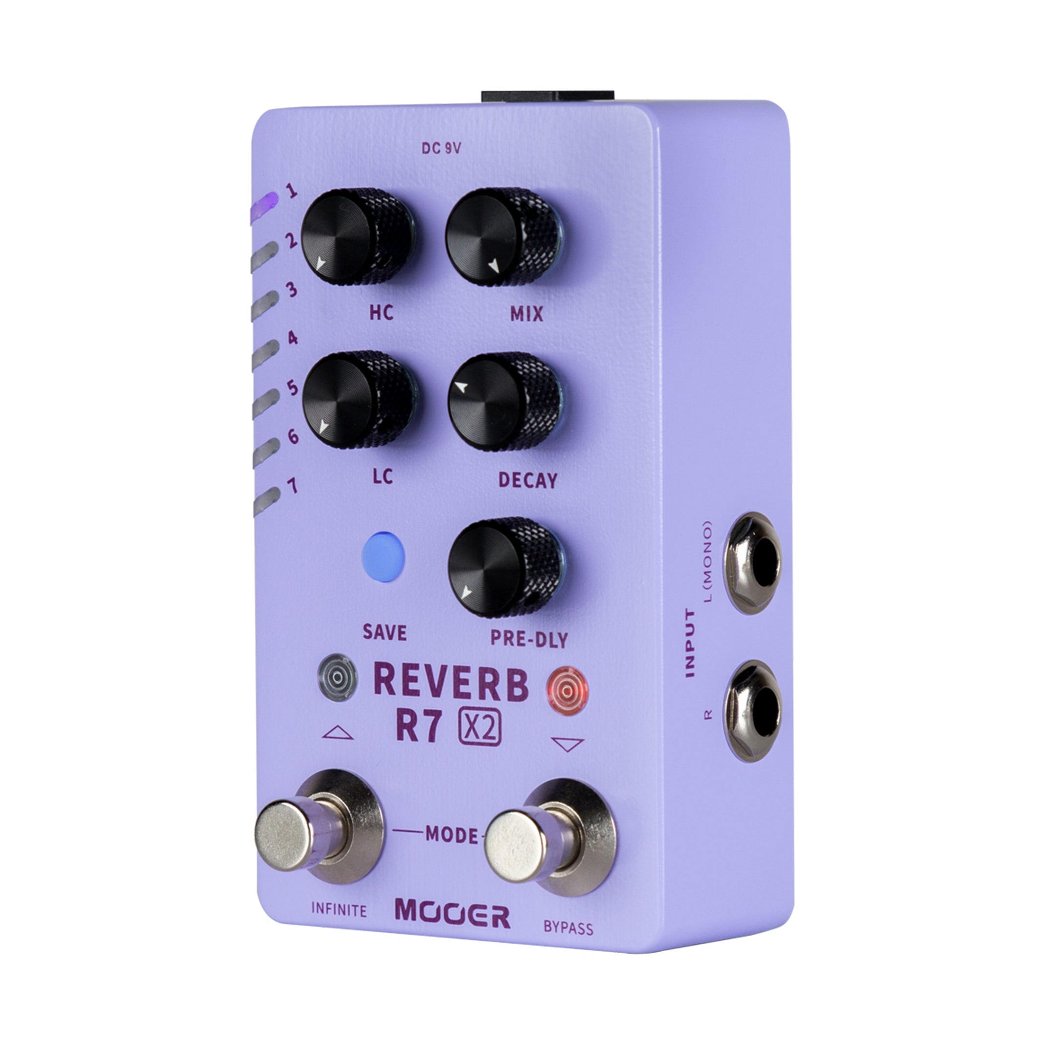 Mooer R7 X2 Digital Reverb